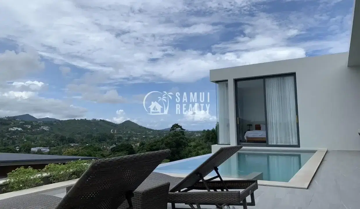 Luxury Mountain-View Villa with Private Pool in Bophut