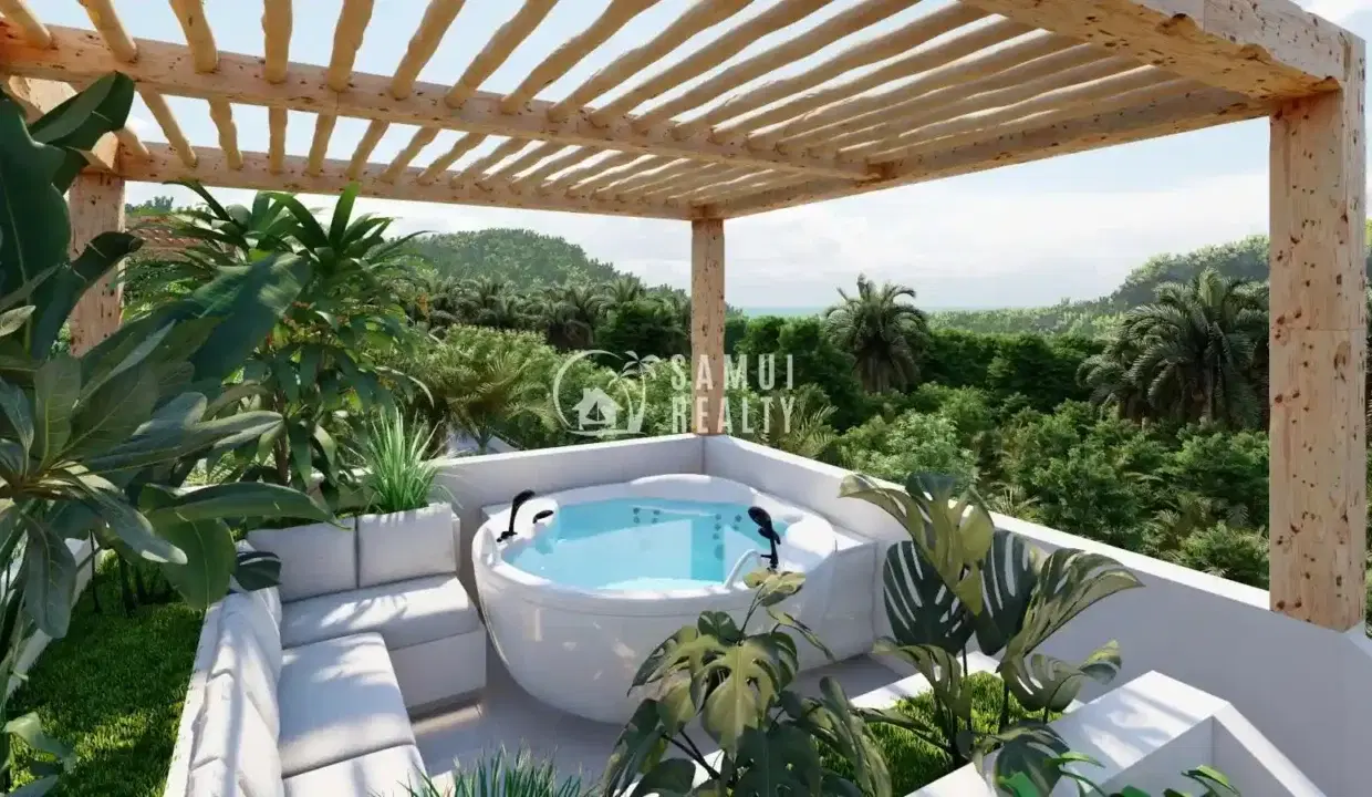 Tropical Luxury Villa with Rooftop Views in Bangrak