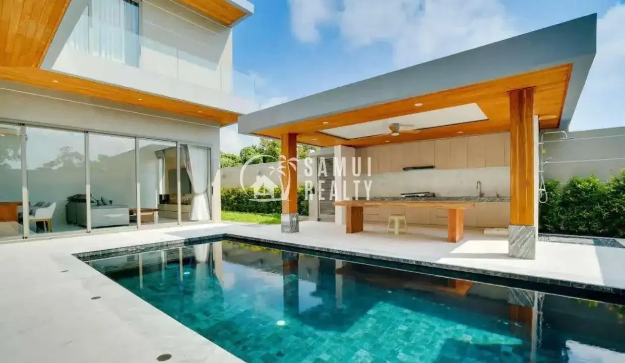 Modern Luxury Villa in Bangrak – Smart Living with Private Pool & Pavilion