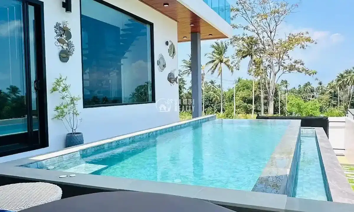 Luxury Sea View Villa in Bang Por – 4 Bedrooms, Infinity Pool, Modern Elegance