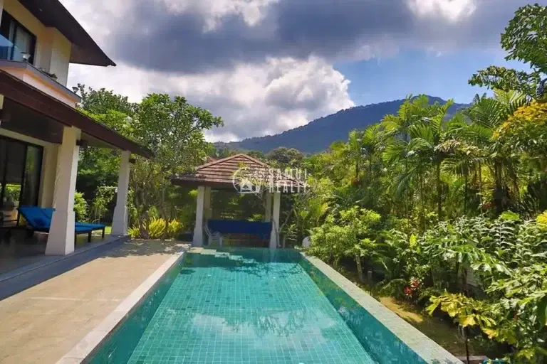 Luxury Tropical Pool Villa in Maenam – Serenity, Space & Scenic Views