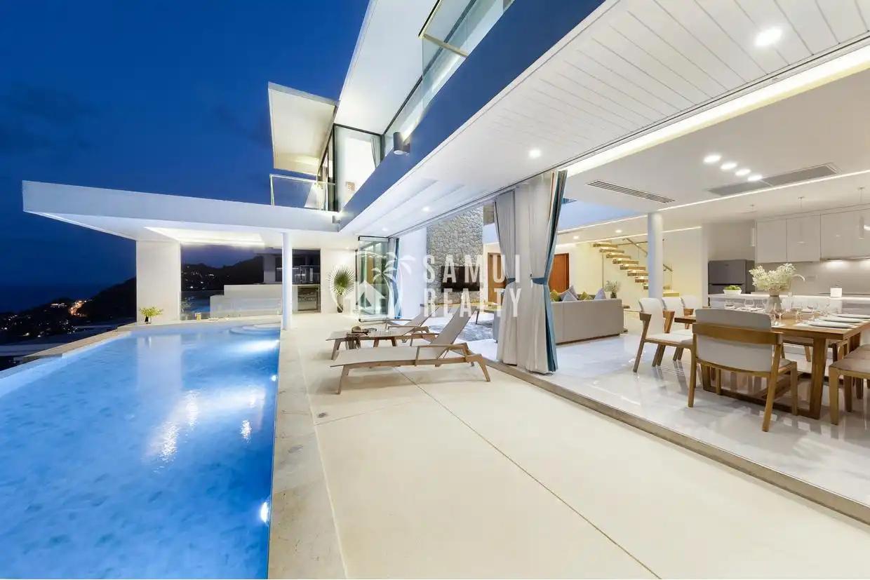 Chaweng: 5BR Pool Villa with Sea View