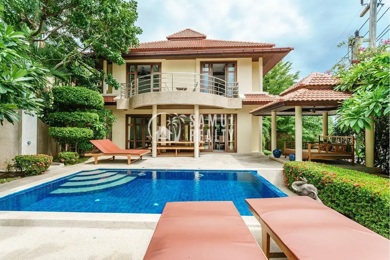 Great 4BR Duplex Pool Villa Plai Laem