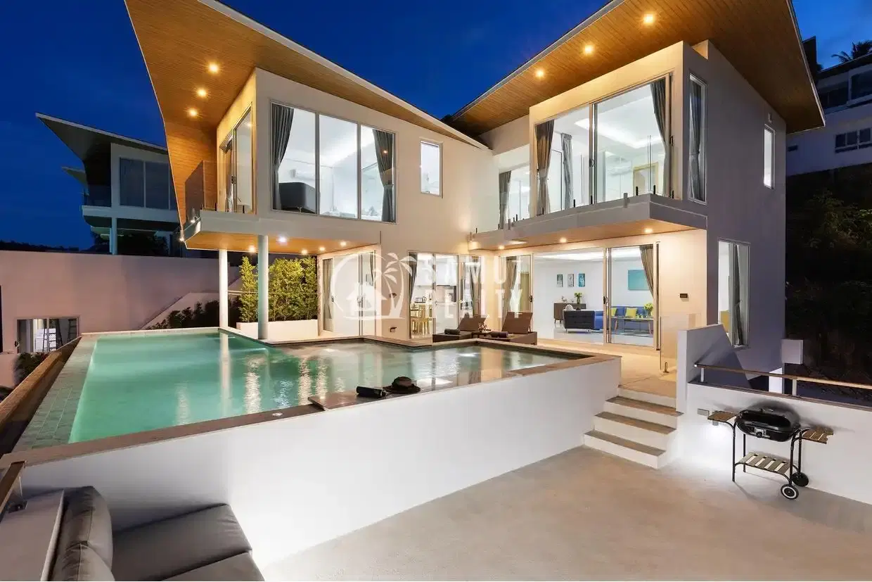 4 Bedroom Pool Villa with Sea View