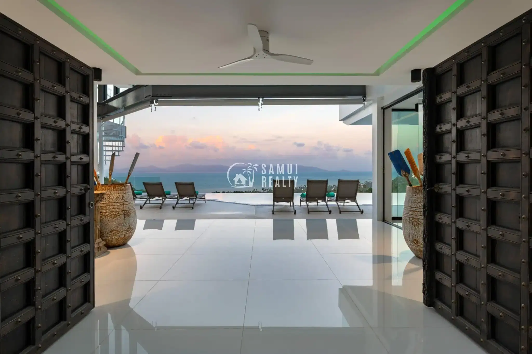 9-Bedroom Infinity Pool Villa with Panoramic Sea Views in Bang Por, Koh Samui
