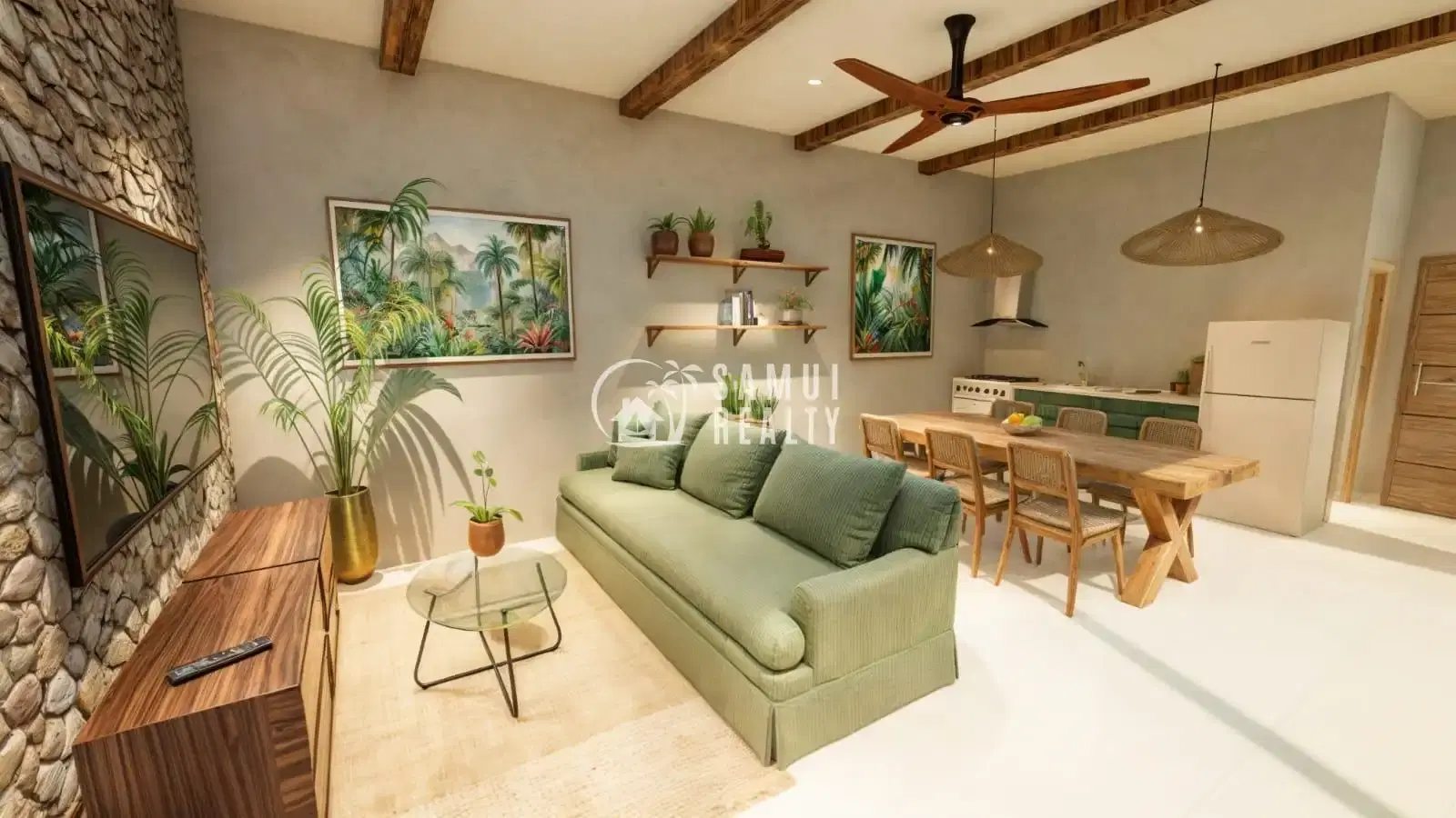 Luxurious 2-Bedroom Villas in Bangrak, Koh Samui