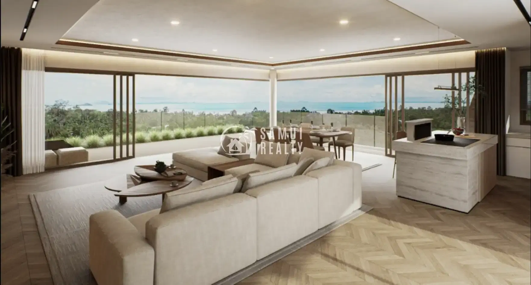 Luxurious 2-Bedroom Penthouse in Ban Makham, Koh Samui