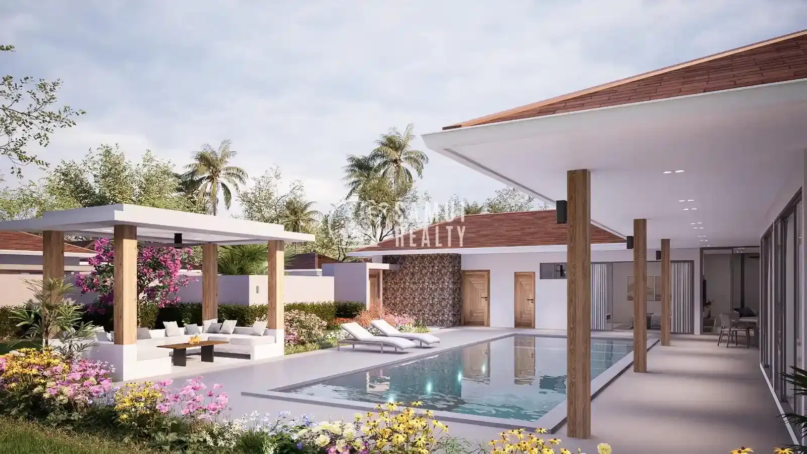 Luxurious 4-Bedroom Tropical Villa with Private Pool in Lamai, Koh Samui