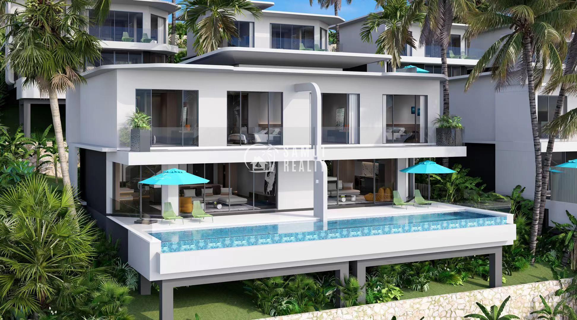 Luxury Semi-Detached Villa with Private Pool in Prime Chaweng Location