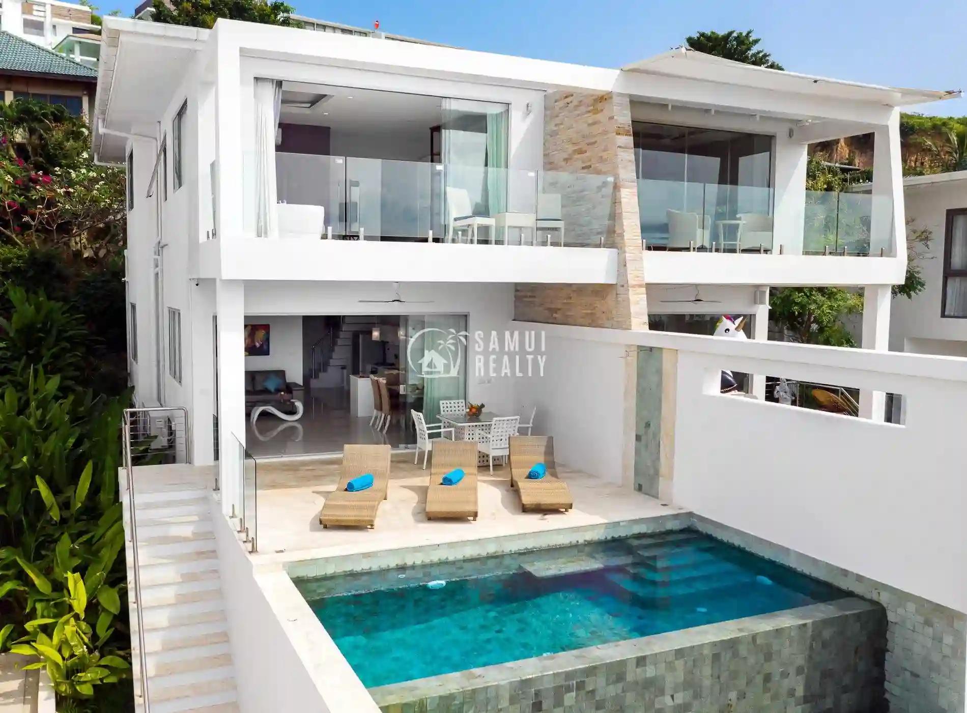 Luxury Sea View Oasis in Plai Laem with Private Pool & Entertainment Room on Koh Samui