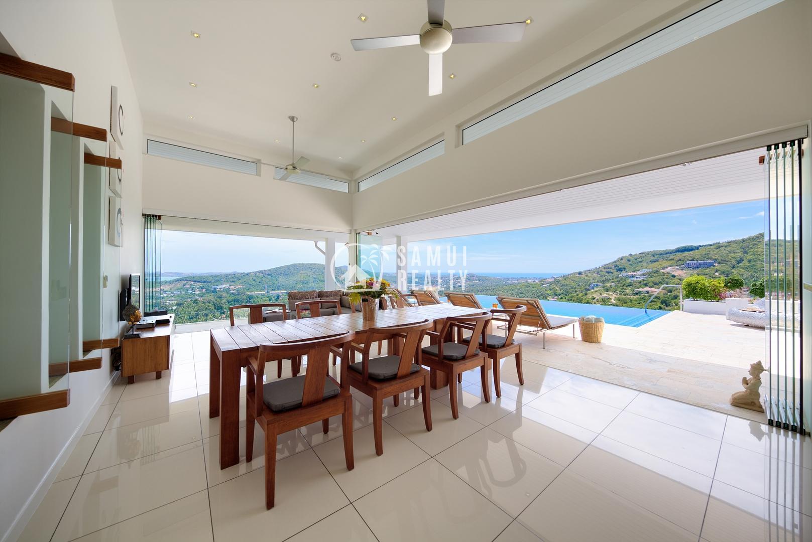 Luxurious Panoramic Villa in Bophut with Infinity Pool & Freehold Ownership