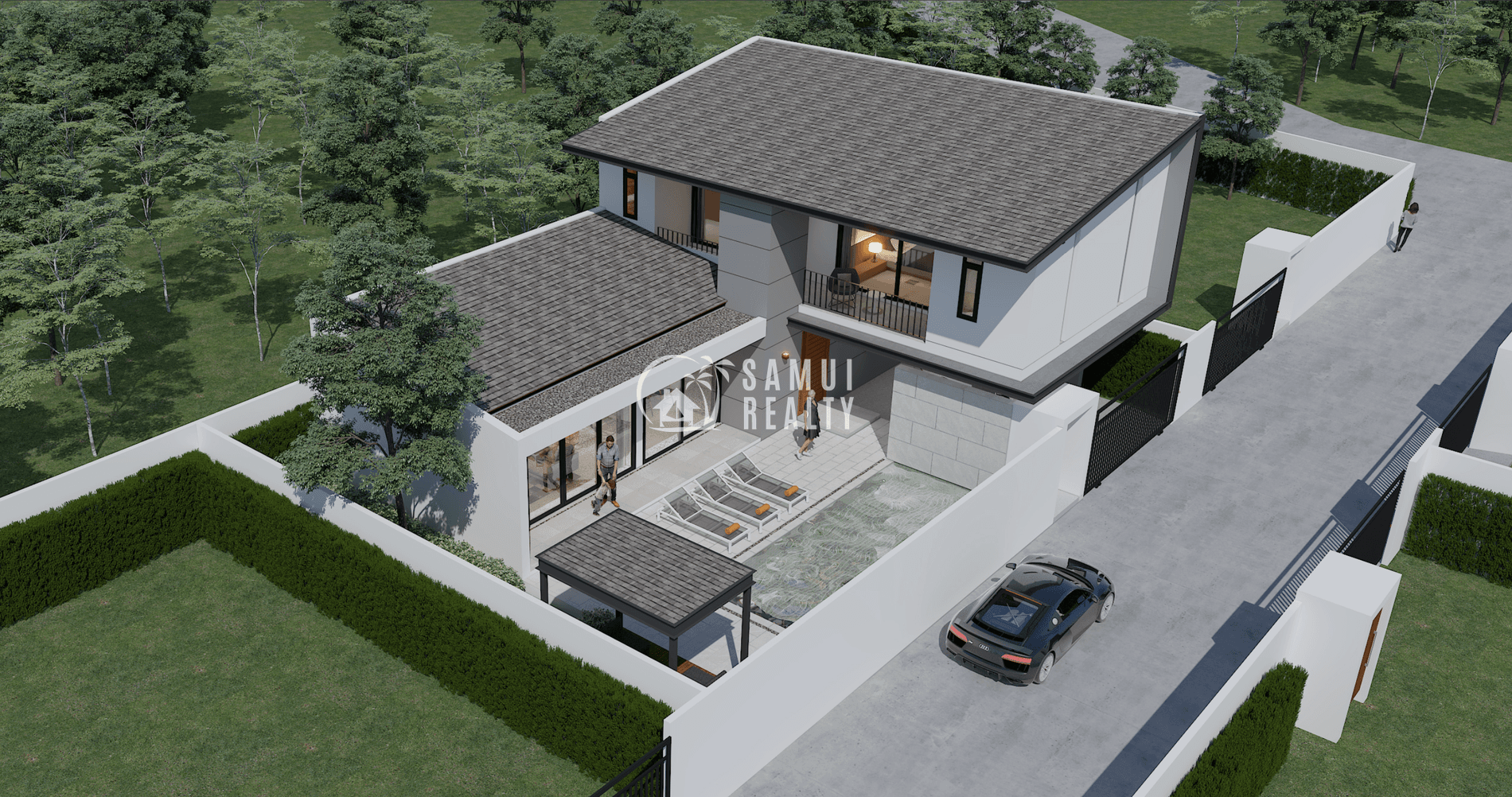 Luxury Island Retreat with Private Pool and Modern Elegance in Koh Samui