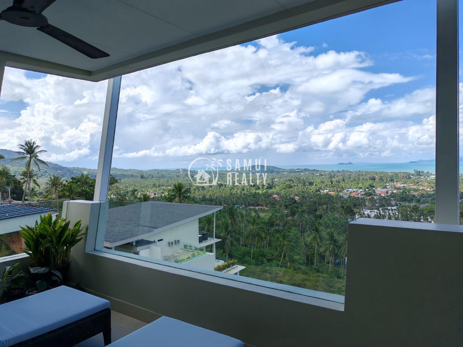 Panoramic Coastal Oasis in Maenam – Modern Elegance with Freehold Ownership