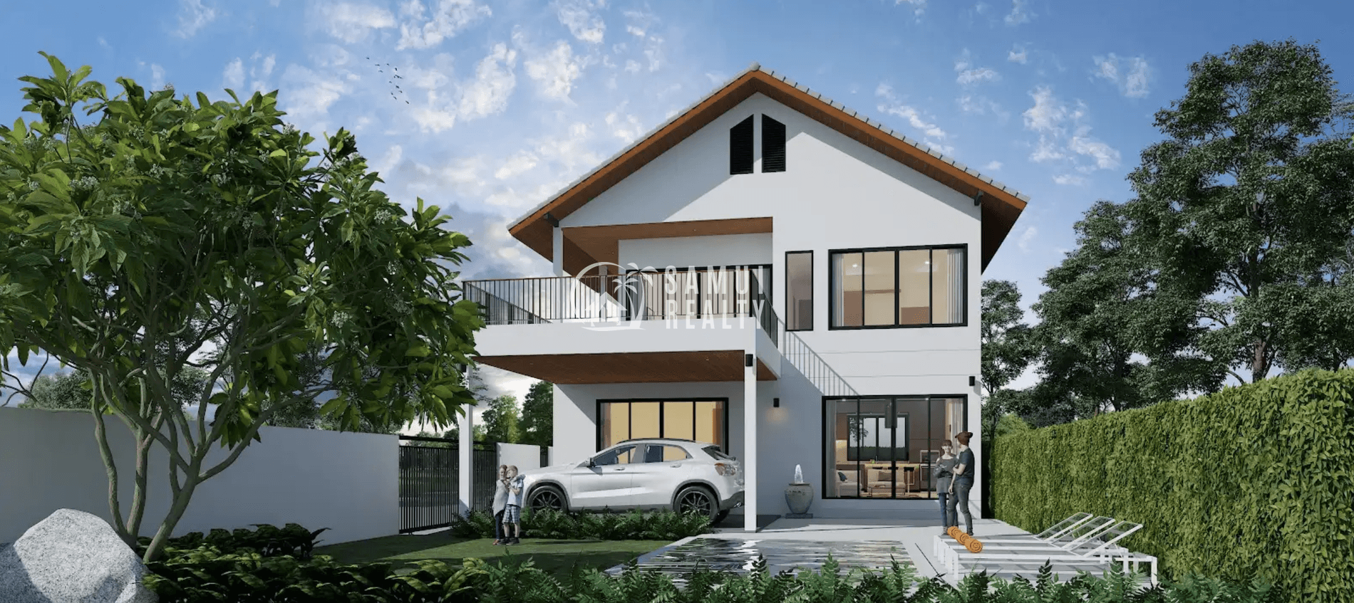 Modern Seaview Pool Villa in Plai Laem – Luxury Living by the Beach