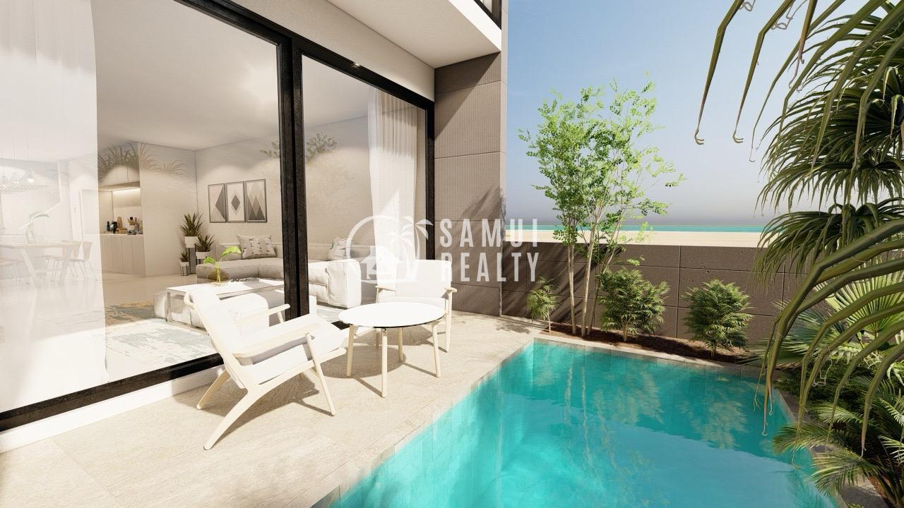 Sea View Plai Laem Townhouses with Private Pool and Modern Design