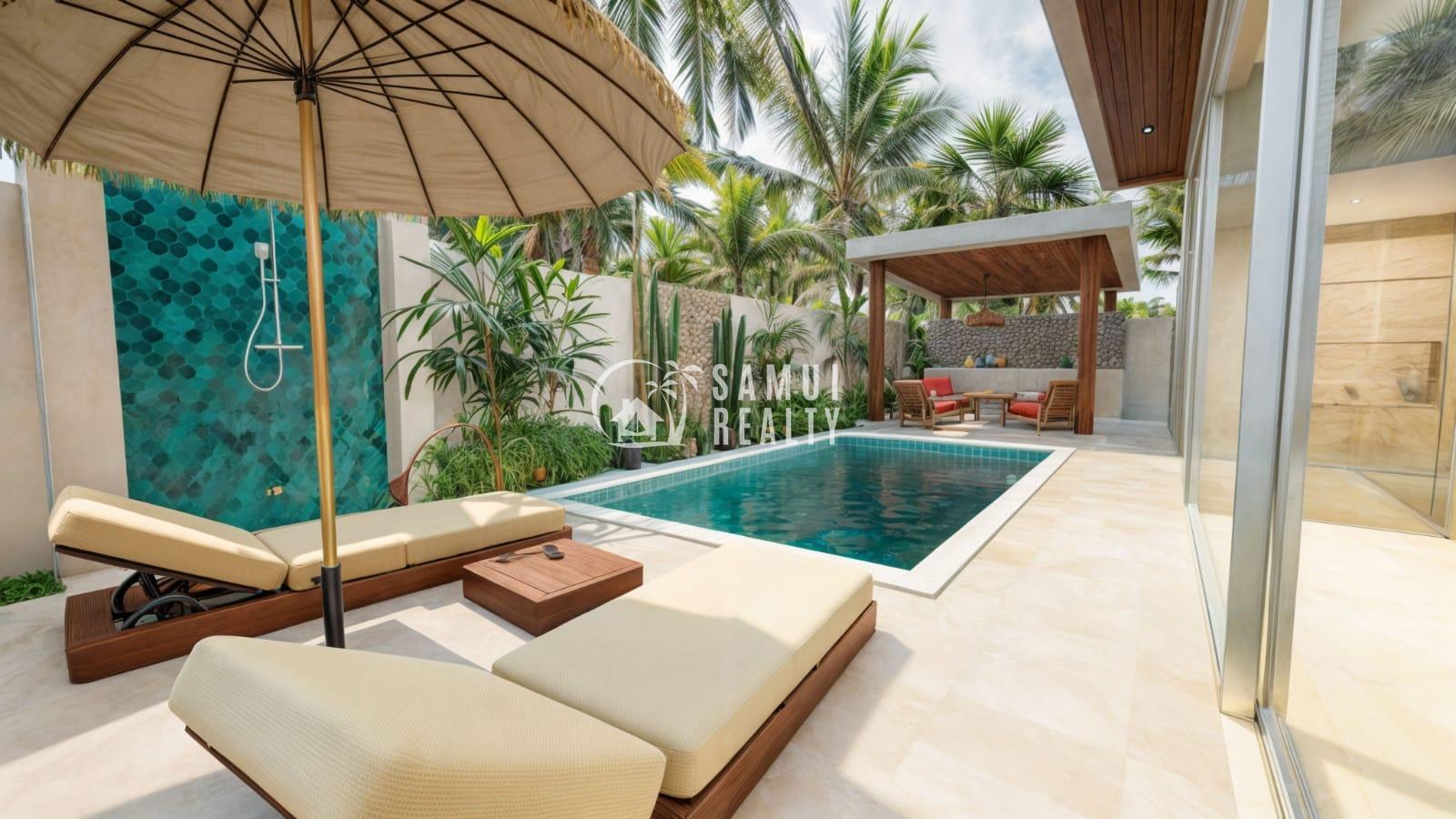 Modern Tropical Oasis in Maenam – Private Pool & Garden Paradise