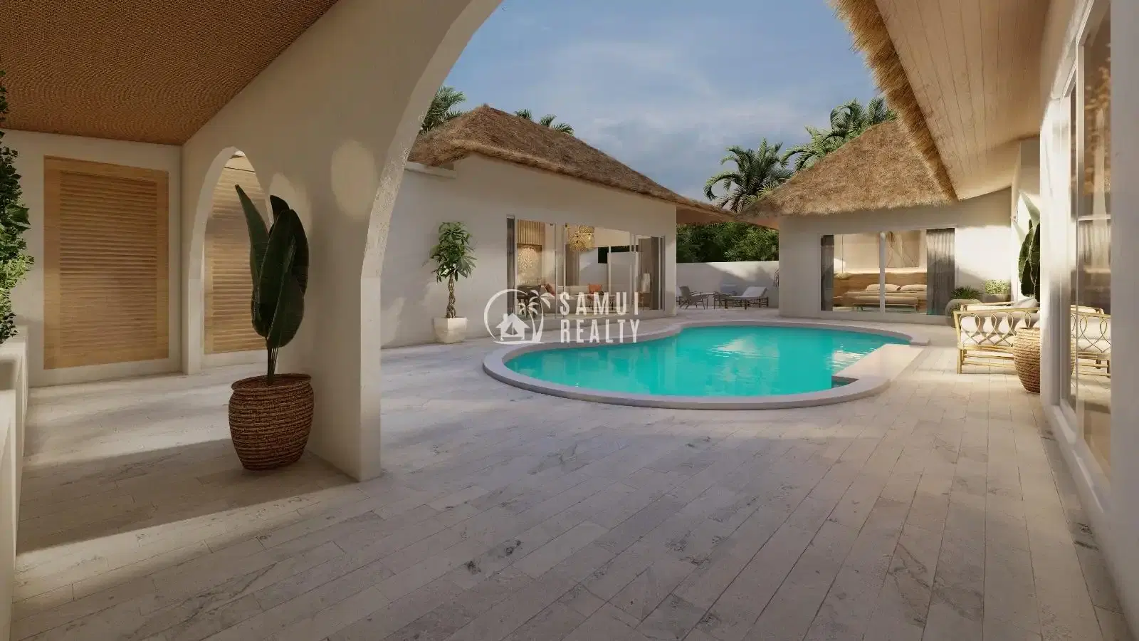 Elegant 3-Bedroom Villa with Pool for Sale in Lamai, Koh Samui