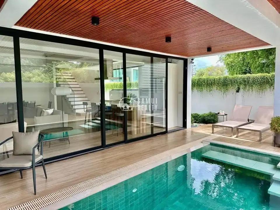 Modern 3-Bedroom Villa with Pool in Plai Laem, Koh Samui