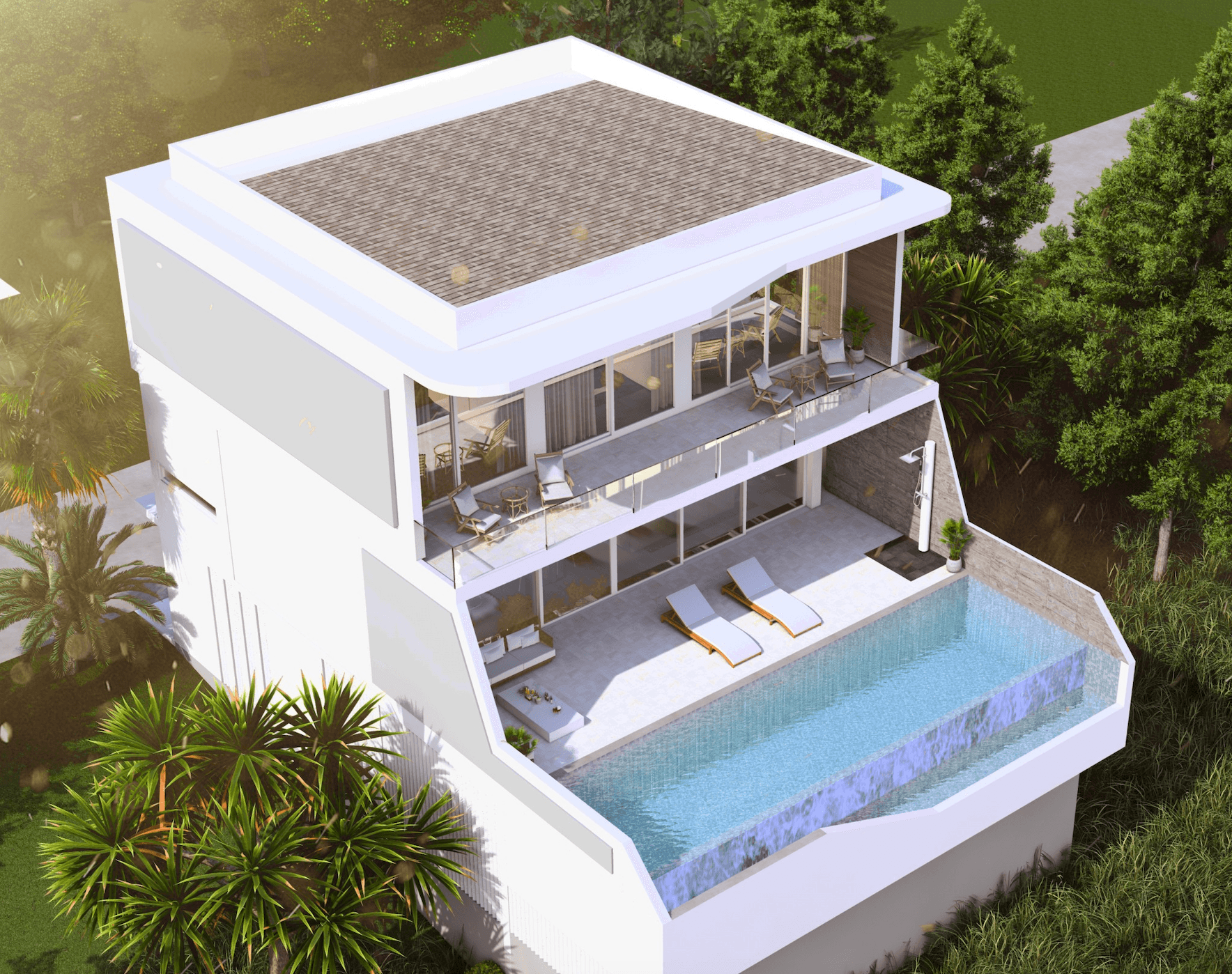 Modern 3-Bedroom Villa in Plai Laem, Koh Samui