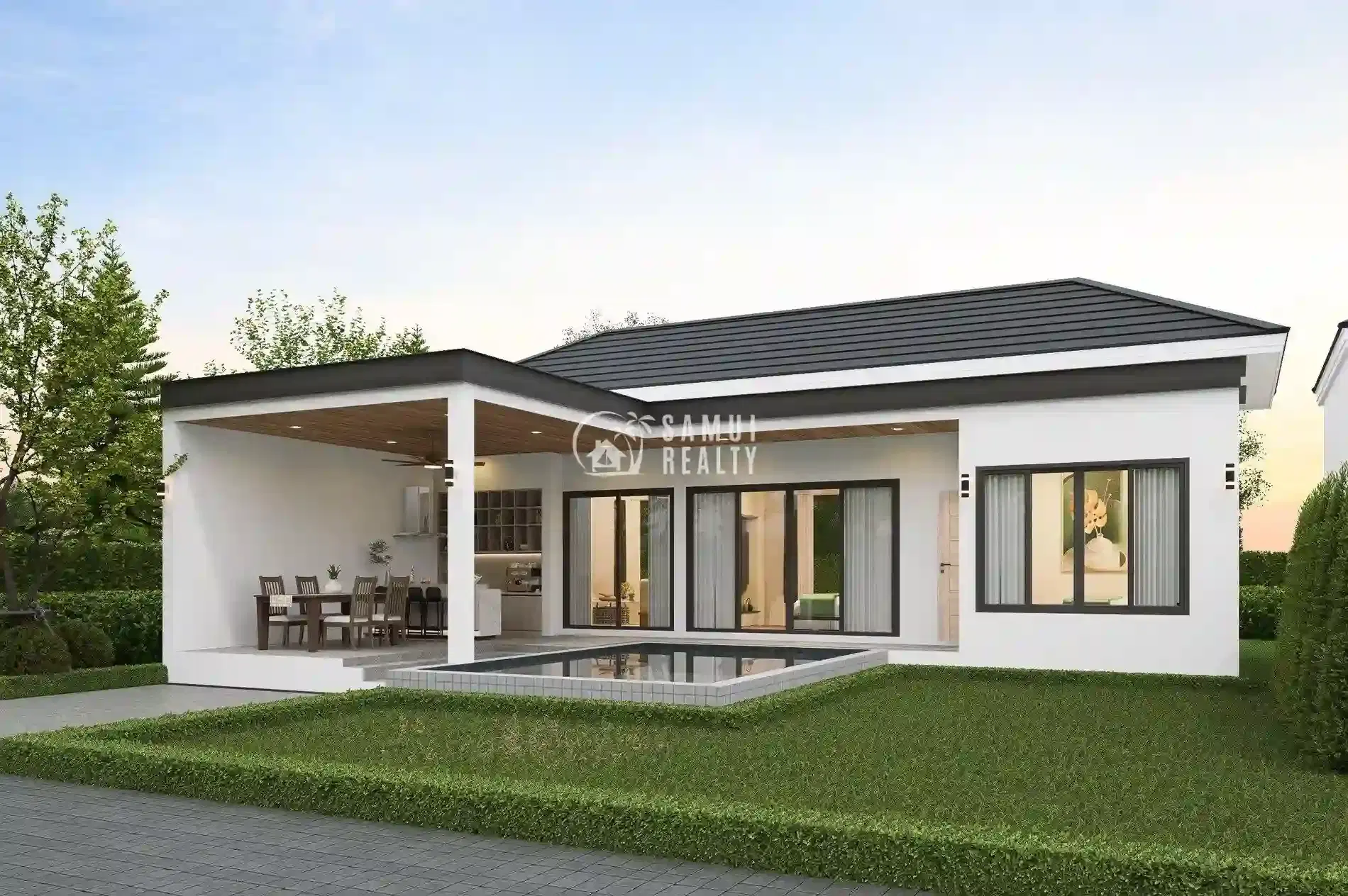 Modern 3 or 4 Bedroom Retreat in the Heart of Lamai