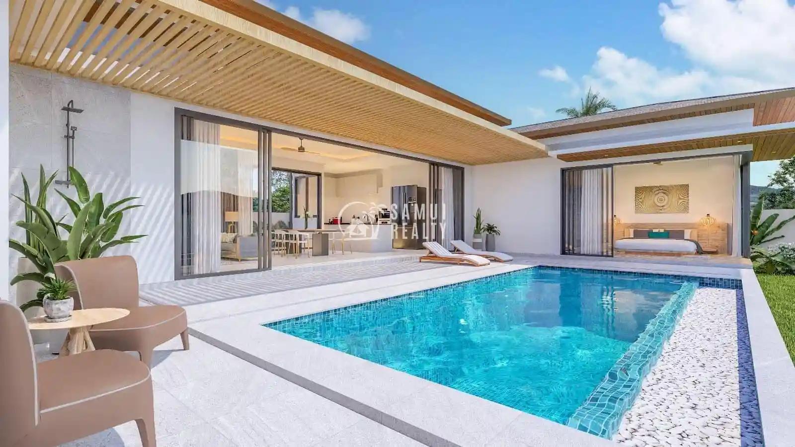 Luxurious 3-Bedroom Modern Villa with Private Pool – Bophut, Koh Samui