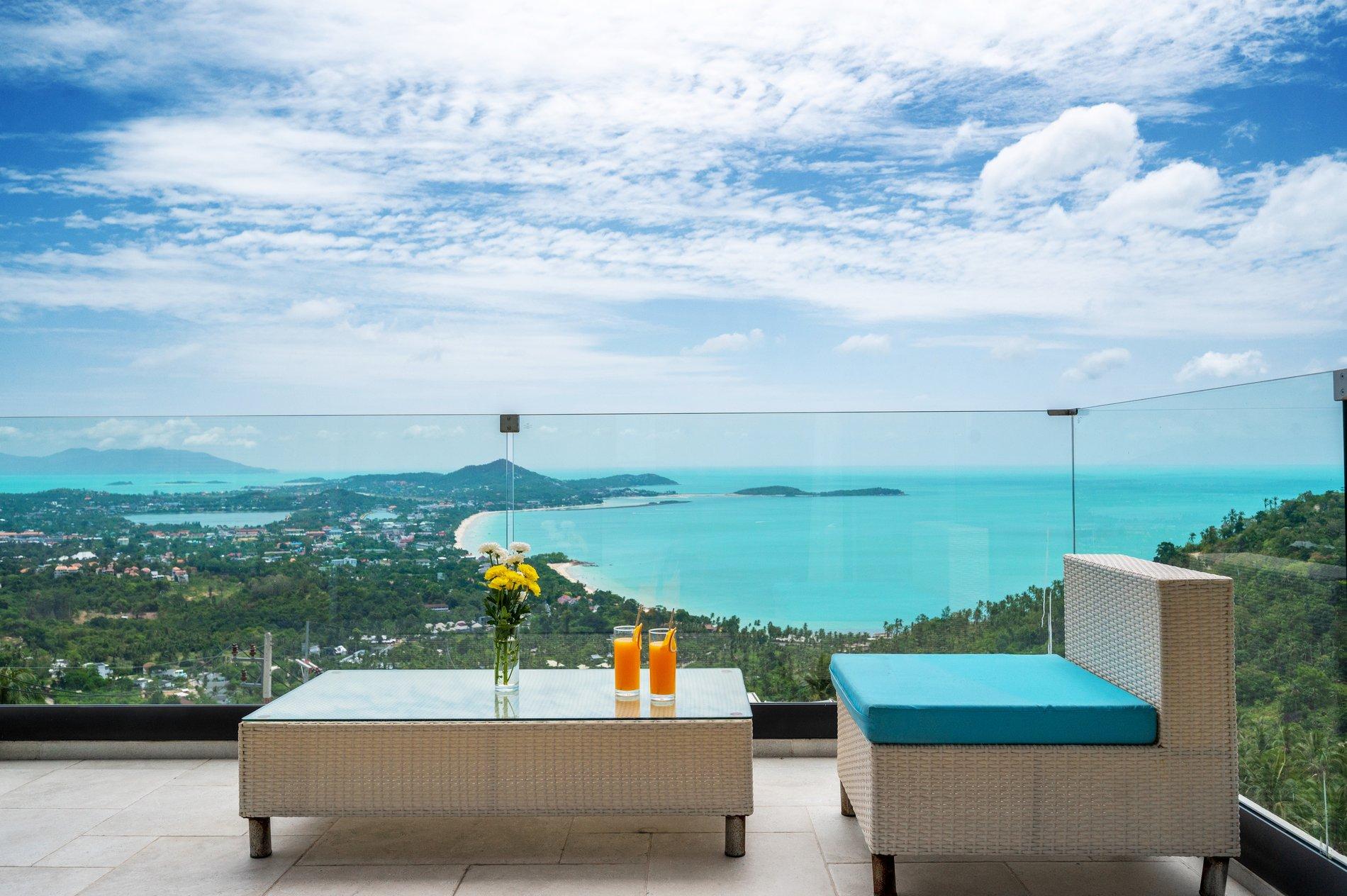 Beautiful 3-Bedroom Villa with Stunning Sea Views in Chaweng Noi