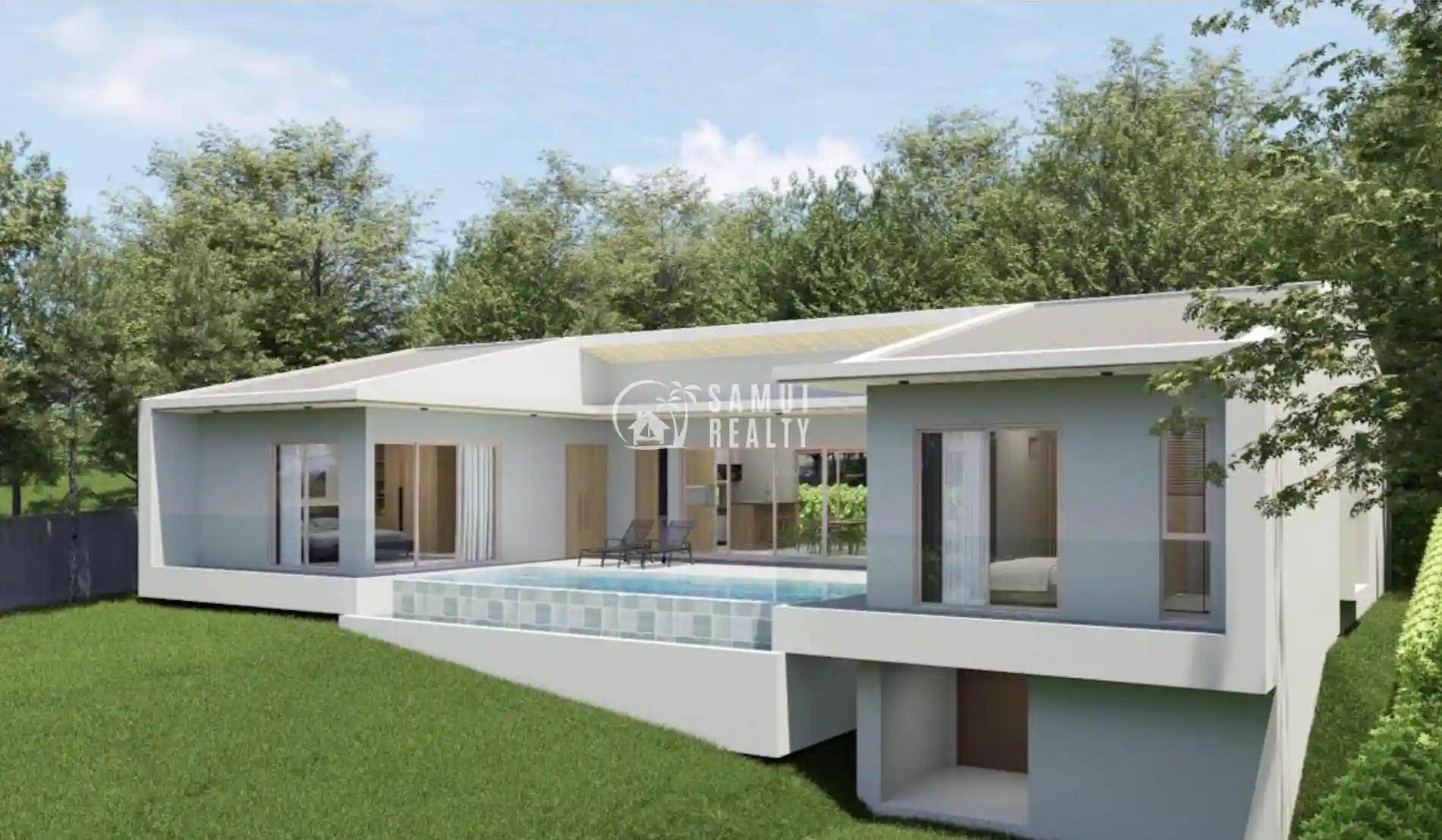Modern Elegance in Maenam: A 3-Bedroom Off-Plan Villa with Pool