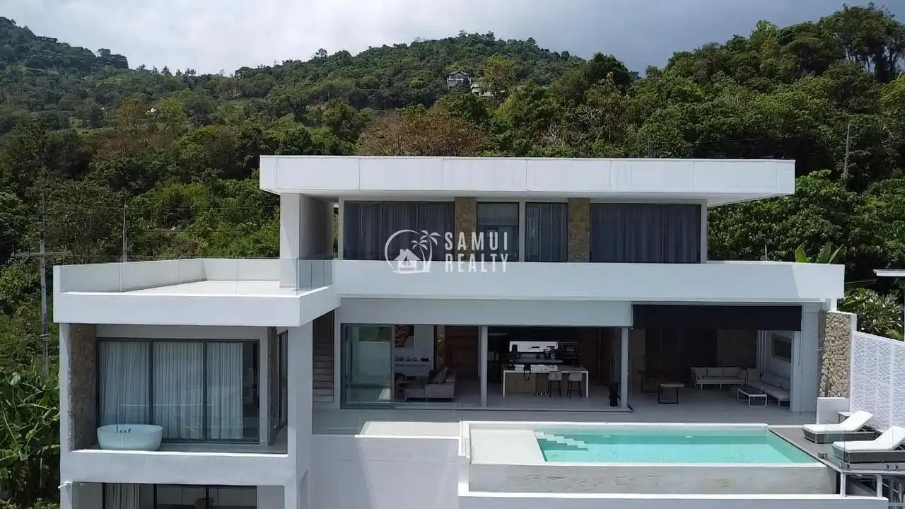 Spacious 400 m² Bophut Villa with Pool and Sea Views on Koh Samui
