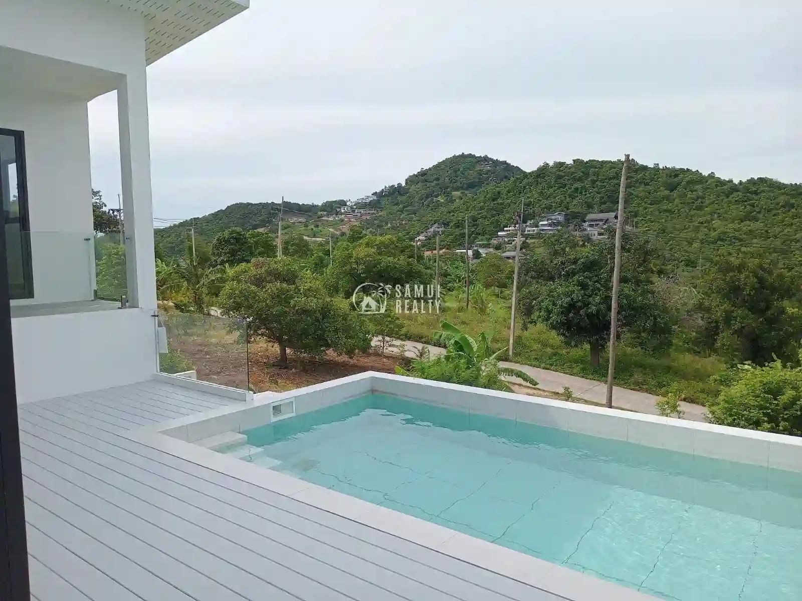 Bophut Villa: Modern Elegance with Mountain Views in Koh Samui