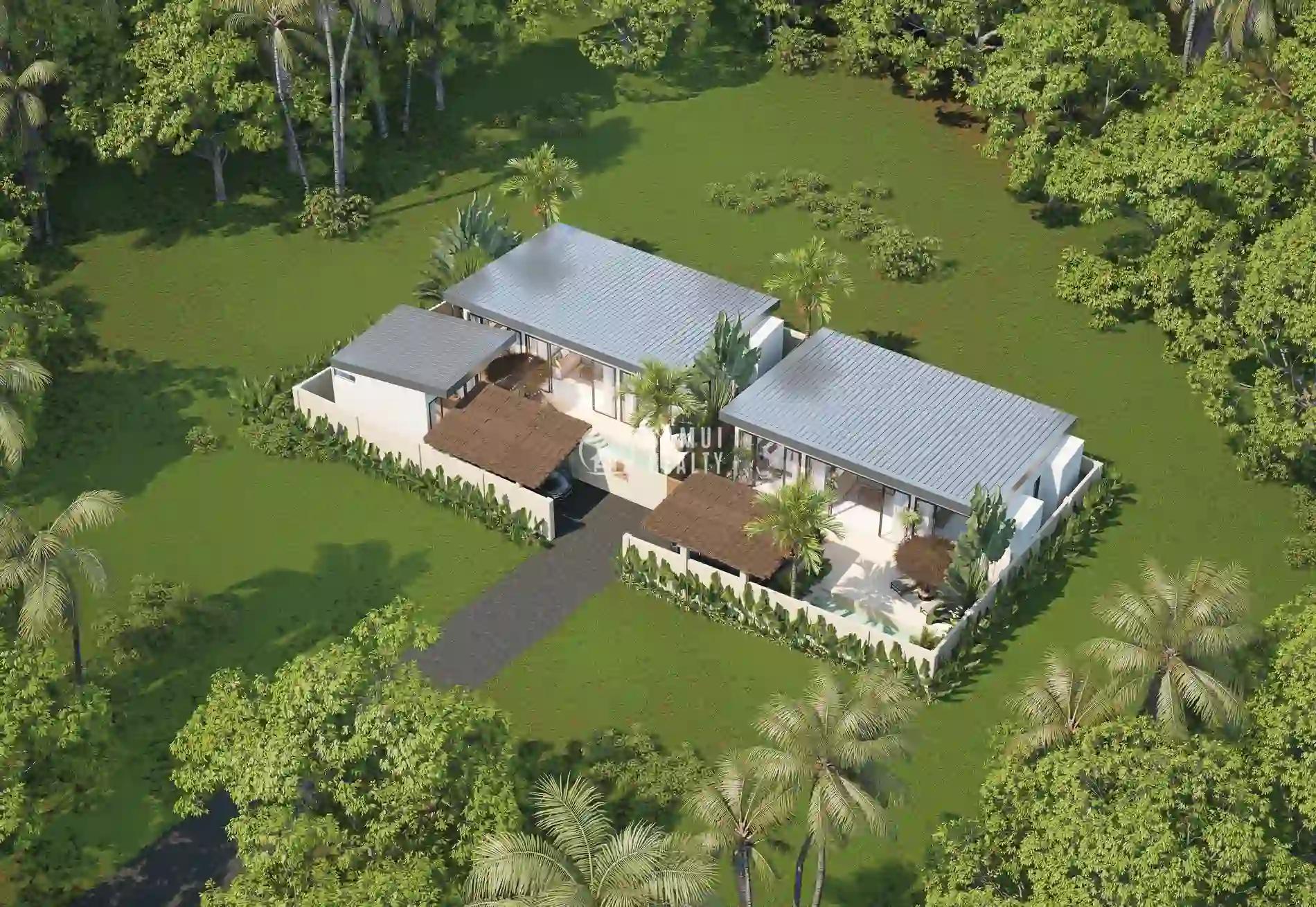 Serene 2 or 3-Bed Lamai Villas: Coastal Living with Modern Elegance on Koh Samui