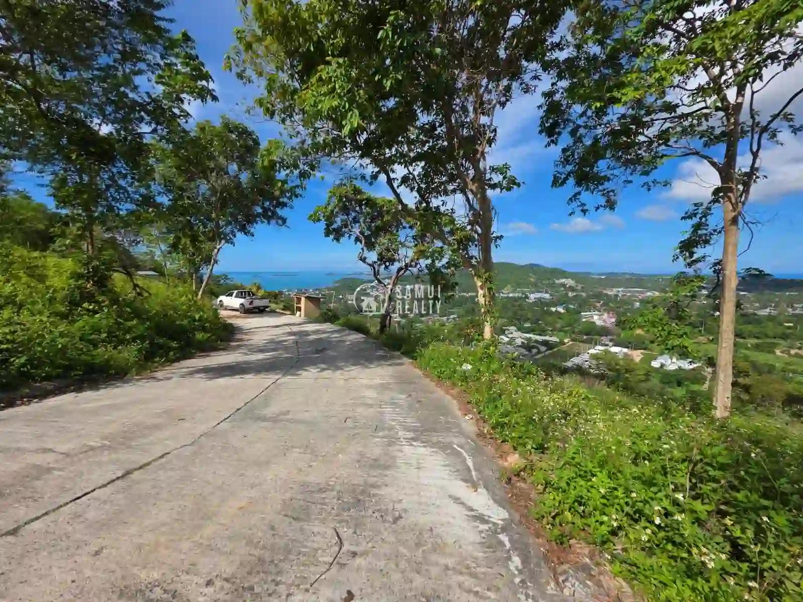1850sqm Sea View Land Plot, Bophut, Koh Samui