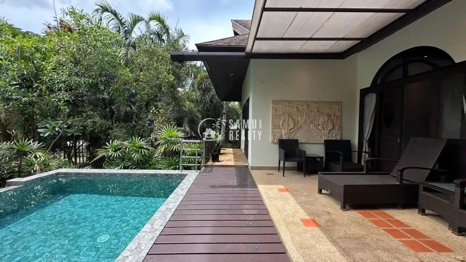 Elegant Bophut 3-Bedroom Villa with Private Pool