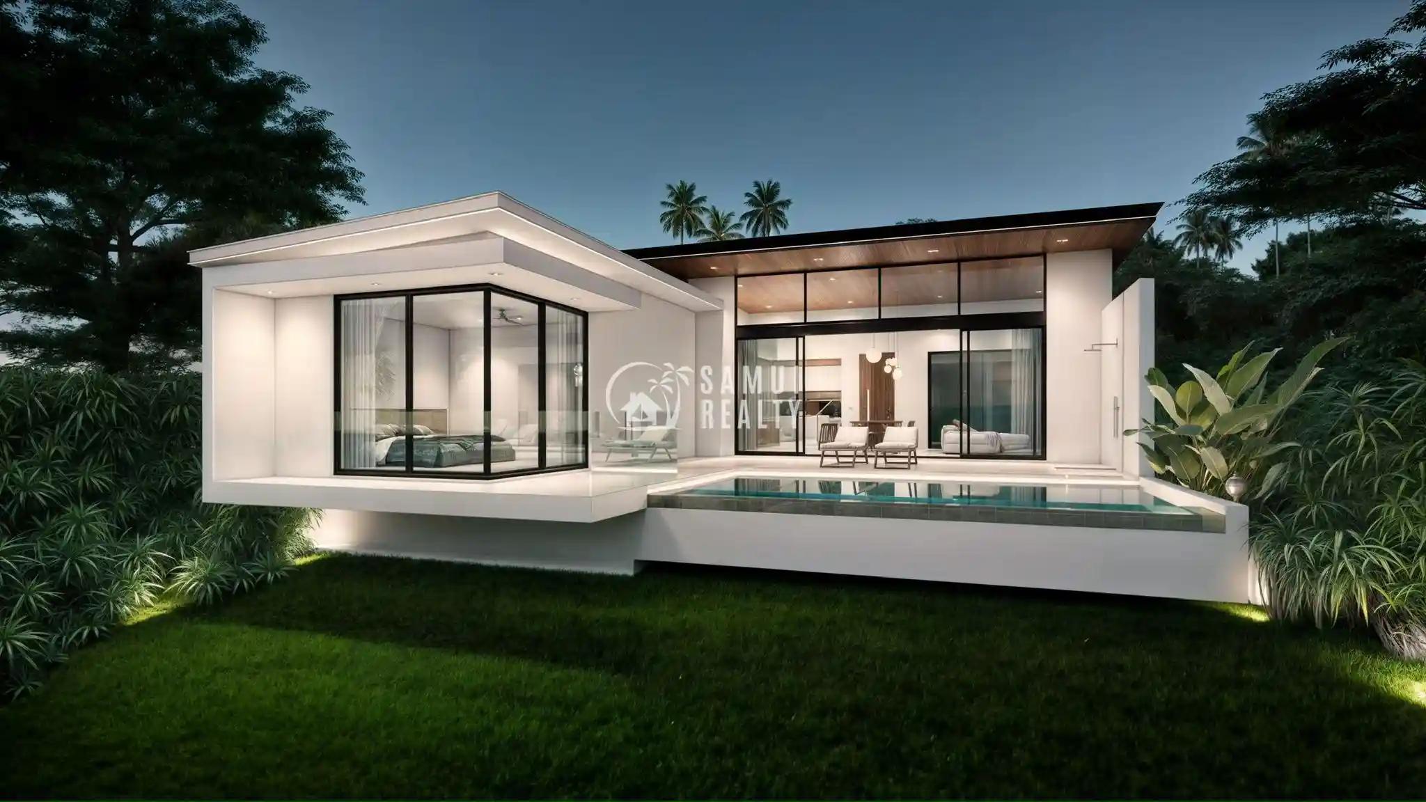 2BR Leasehold Pool Villas Bophut, Koh Samui