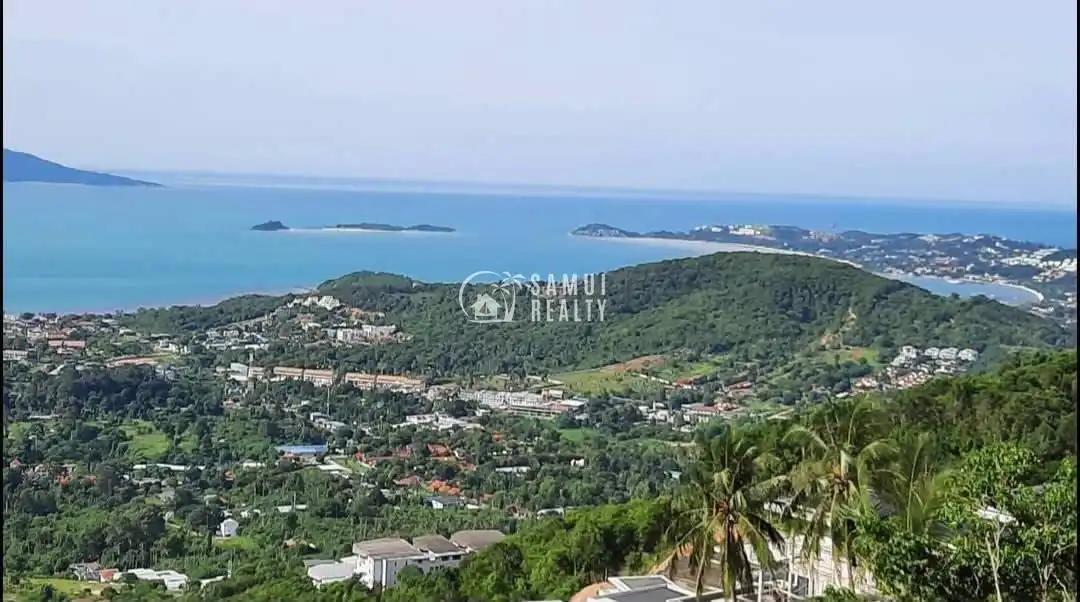 Bophut Panoramic 5 Rai Sea‑View Hillside Land