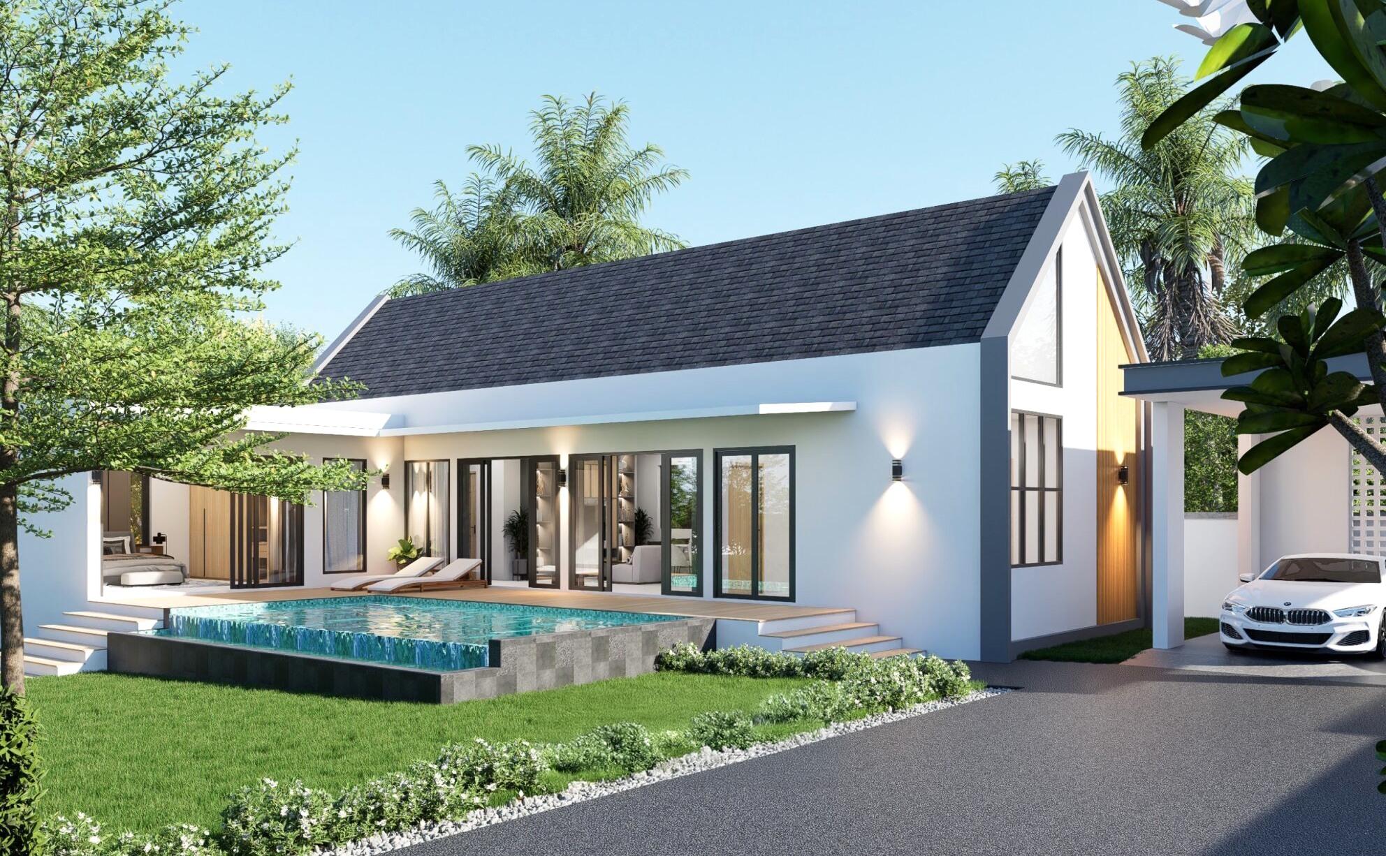 Serene Modern Villa in Bophut: Freehold Comfort with Private Pool