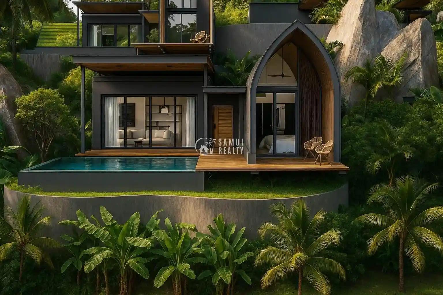 Contemporary Sea-View Villas in Laem Set, Koh Samui – Priced at 6.9M THB