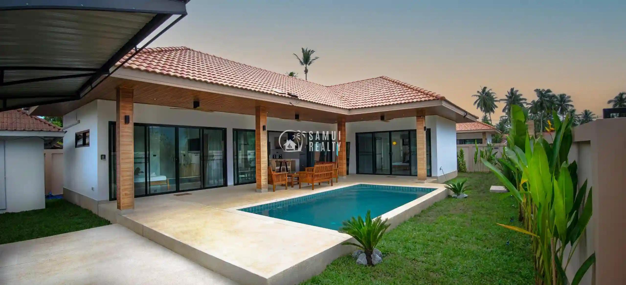 Lamai Modern 3-Bed 3-Bath Pool Villa