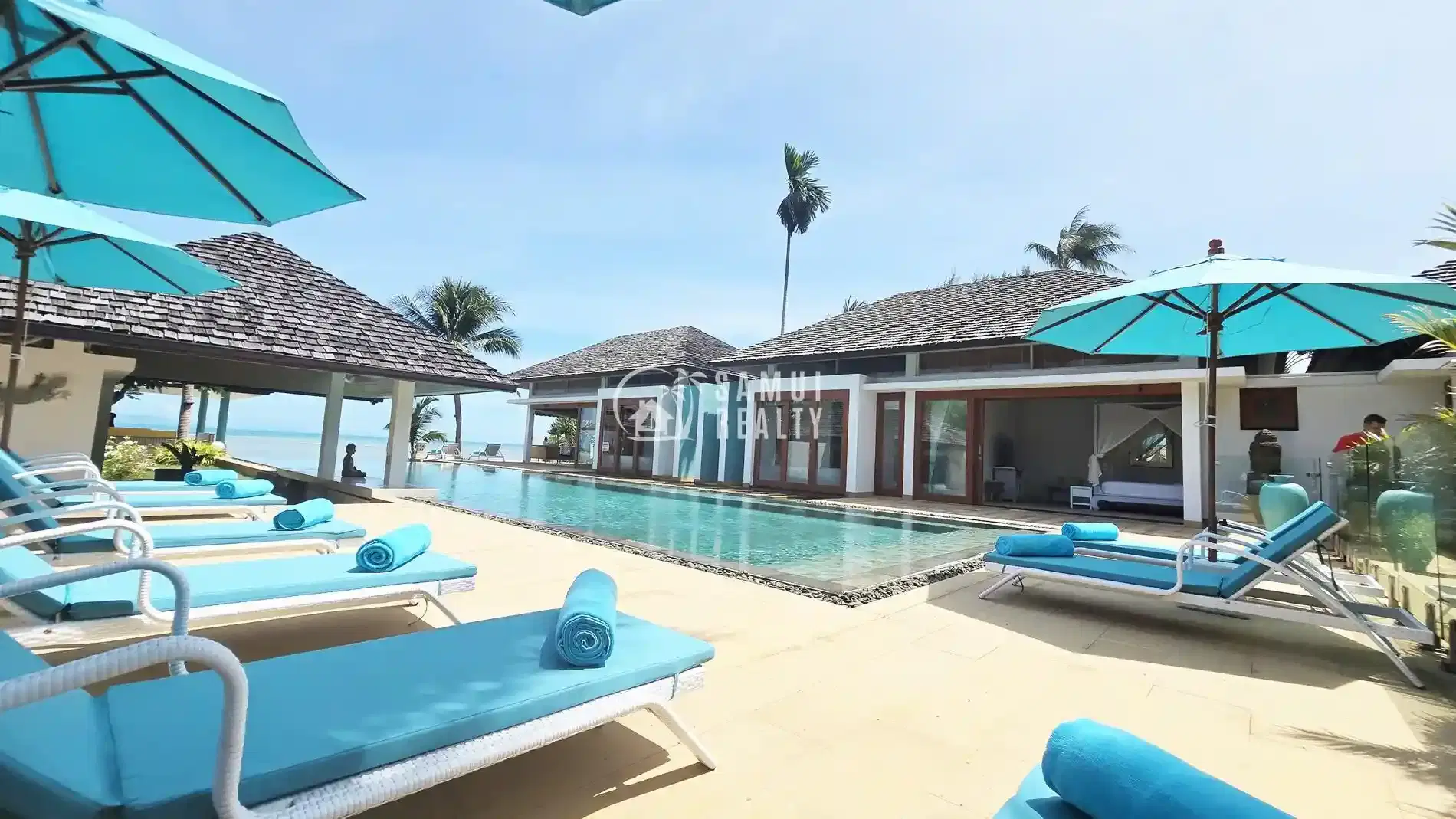 Luxurious Beachfront Villa in Nathon