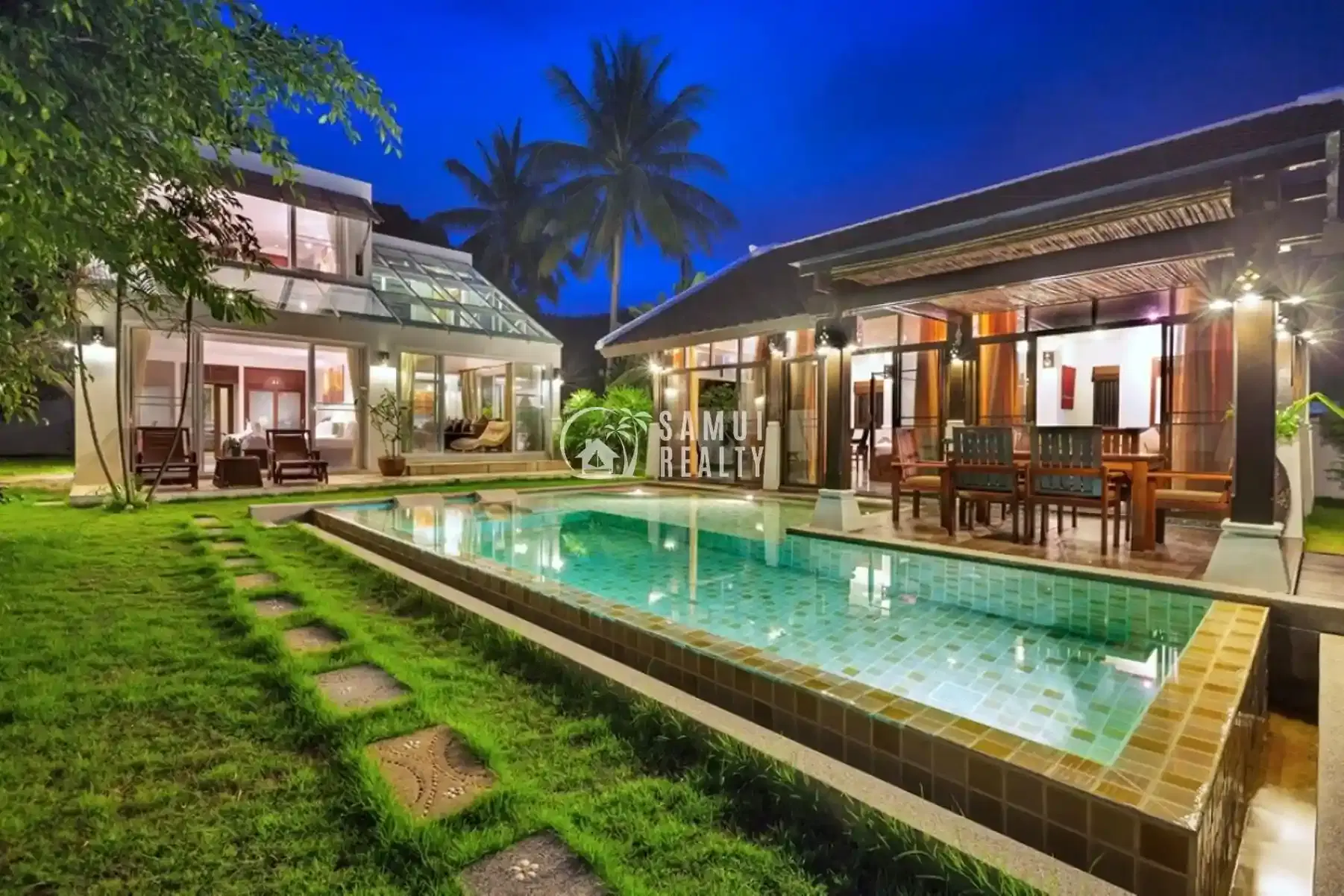 Luxurious Beachfront Villa in Bang Por, Koh Samui