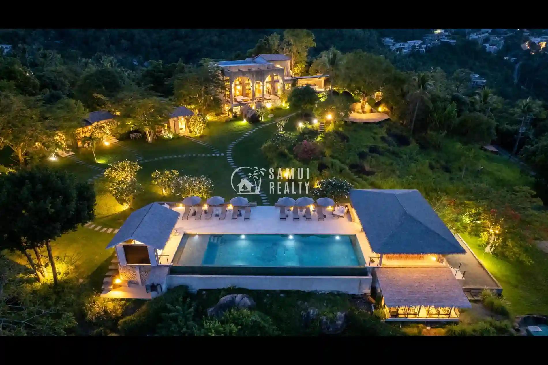 Luxurious Villa with Panoramic Ocean Views in Chaweng, Koh Samui