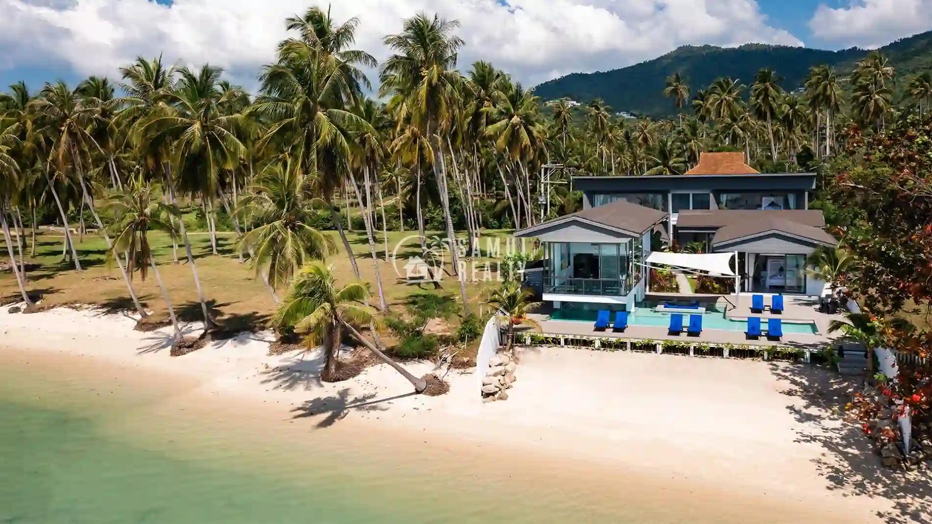 Luxurious Beachfront Villa in Taling Ngam, Koh Samui