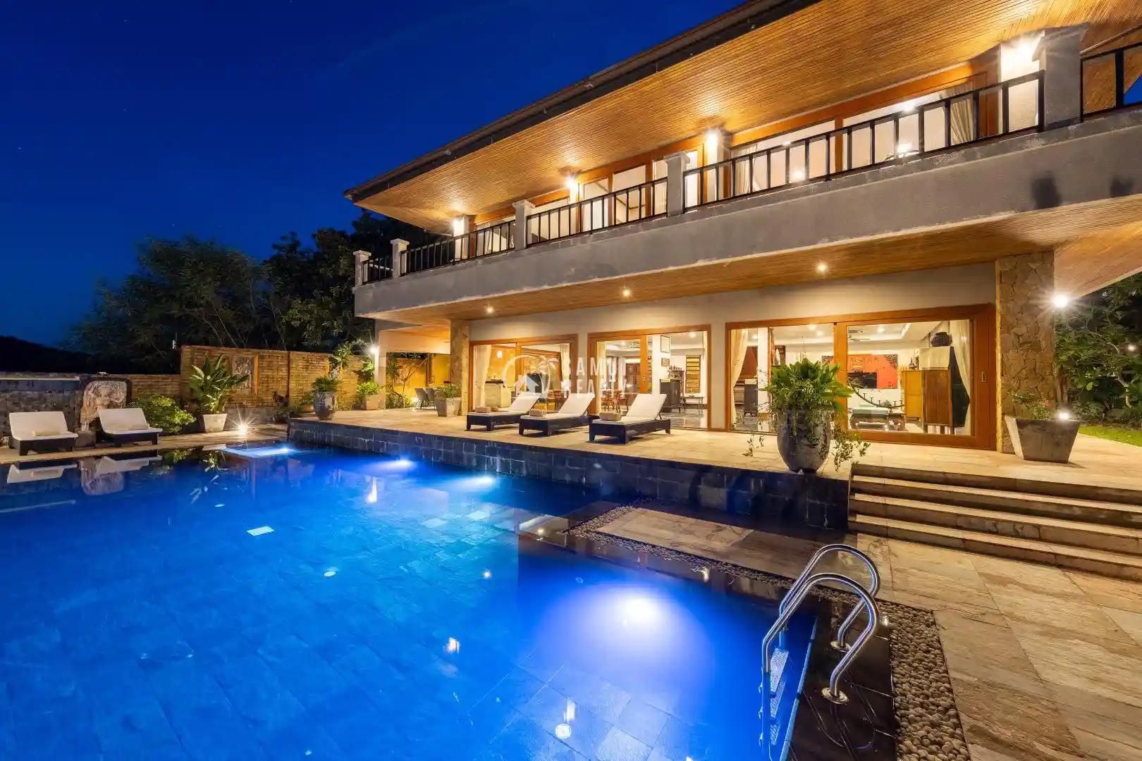 Elegant 4-Bed Sea View Villa in Plai Laem for Rental